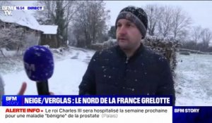 Neige en Seine-Maritime: "Quand on habite loin du boulot, ce n'est pas toujours évident" raconte un habitant de Smermesnil