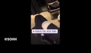Waka Flocka Shows Foot In Cast After Stepping On Champagne Glass