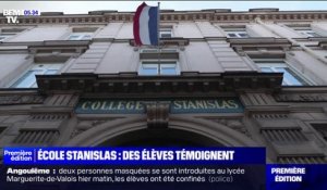 Des élèves de l'école Stanislas s'expriment sur l'atmosphère au sein de l'établissement