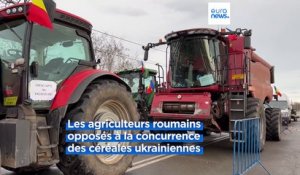 Agriculteurs et routiers roumains bloquent le transit de camions venus d'Ukraine