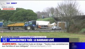 Accident mortel en Ariège: le barrage des agriculteurs levé après le drame