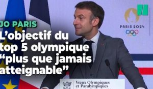 JO de Paris 2024 : Macron fixe encore l'objectif du Top 5 pour la France