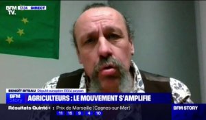 Mobilisation des agriculteurs: "Les responsables sont ceux qui sont aujourd'hui au pouvoir, les écologistes ne le sont pas", réagit Benoît Biteau (député européen EELV et paysan)