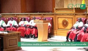 [#Reportage] Gabon : Mborantsuo établie présidente honoraire de la Cour Constitutionnelle