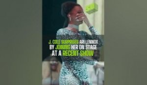 J. Cole Surprises Ari Lennox By Joining Her On Stage At A Recent Show