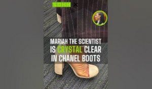Mariah The Scientist Is Crystal Clear In Chanel Boots