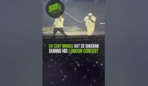 50 Cent Brings Out Ed Sheeran During His London Concert