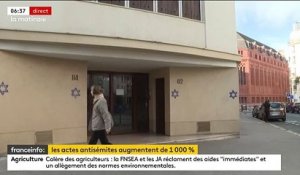 Effrayant - Le nombre d'actes antisémites a bondi l'an dernier de 1.000% en France : Durant les trois mois qui ont suivi l'attaque terroriste du Hamas, leur nombre "a égalé celui des 3 années précédentes"