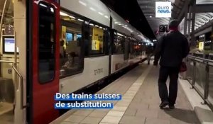 Allemagne : 80 % des trains longue distance à l'arrêt