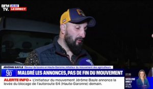 Jérôme Bayle: "Ils ont tenu parole, on tient parole"