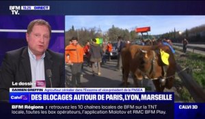 Menaces de blocage du marché de Rungis: "Il ne faut pas mettre la France à l'arrêt", estime Damien Greffin (vice-président de la FNSEA)