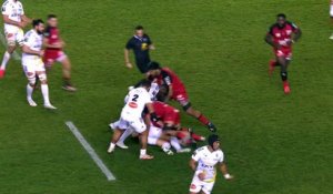 TOP 14 - Essai de Teddy IRIBAREN (SR) - RC Toulon - Stade Rochelais