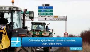 Colère des agriculteurs : tensions montent avec "siège" Paris.