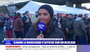 LA BANDE PREND LE POUVOIR - Karine Le Marchand s'affiche sur un blocage