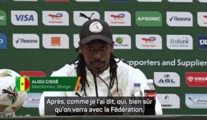 Sénégal - Cissé : “Pour l'instant, je ne pense pas trop à l'avenir”