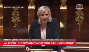 Marine Le Pen : «Un cruel réquisitoire des 7 ans d’Emmanuel Macron»