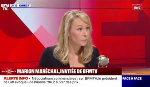 Colère des agriculteurs: "Je soutiens ces blocages, parce que malheureusement quand on ne bloque pas Paris, on n'est pas entendu" affirme Marion Maréchal