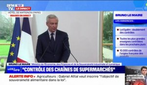 Agriculture: "Nous avons décidé de relever tous les seuils d'exonération sur les transmissions sur les biens agricoles"