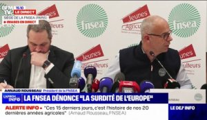 Arnaud Rousseau (FNSEA): "Le mouvement ne cesse pas, il se transforme"