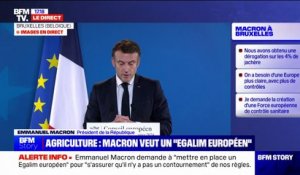 Crise agricole: Emmanuel Macron annonce la mise en place de "mesures de simplification au niveau européen" dès la fin du mois de février