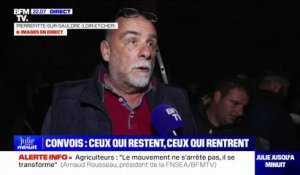 Serge Bousquet-Cassagne (président de la Chambre d'agriculture du Lot-et-Garonne) évoque un retour "sans regret" sur ses terres, après avoir réussi à "entrer dans Rungis"