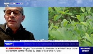 Pause du plan Écophyto: "C'est un recul et une honte de la part de ce gouvernement", pour Bernard Guignes, ancien arboriculteur victime d'un cancer de la prostate reconnu maladie professionnelle