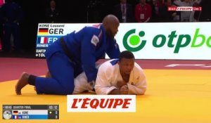Teddy Riner bousculé en quart de finale - Judo - Paris Grand Slam