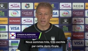 Corée du Sud - Klinsmann : “Nous avons faim, nous voulons aller en finale”