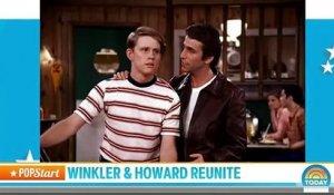 Les deux héros de la série des années 70, "Happy Days", Ron Howard et Henry Winkler se retrouvent 40 ans après ! Découvrez à quoi ils ressemblent aujourd'hui
