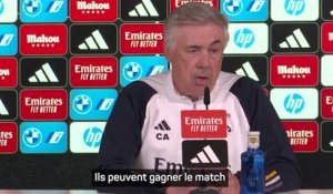 24e j. - Ancelotti : "Le titre ne va pas se jouer demain"