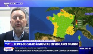 Pas-de-Calais en vigilance crues: "Je pense aux habitants qui vont encore passer une nuit la peur au ventre", réagit François Decoster (maire Modem de Saint-Omer)