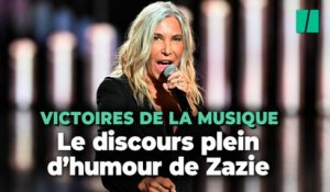 Zazie, Présidente d’honneur des Victoires de la musique 2024, a ouvert la cérémonie à sa manière