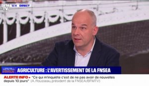 Salon de l'agriculture: "Si on se moquait de nous, ça ne pourrait pas se passer dans les conditions classiques de l'accueil du président", affirme Arnaud Rousseau (FNSEA)