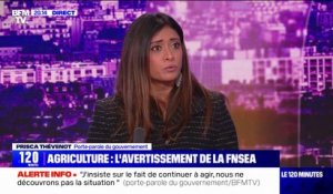 Agriculteurs: "La méthode Attal continuera à s'appliquer", affirme Prisca Thévenot