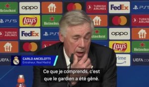 Real Madrid - Ancelotti sur le but refusé : “Leur joueur a poussé Lunin et était hors-jeu"