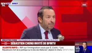 "La fin du droit du sol, c'est une proposition que nous portons pour toute la France", affirme Sébastien Chenu