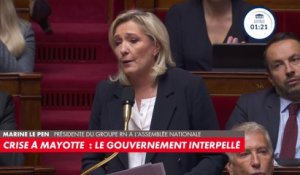 Marine Le Pen s’adressant à Gabriel Attal à l’Assemblée : «Il est nécessaire d’étendre la fin du droit du sol à la France entière»