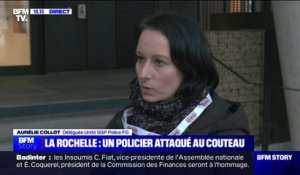 Le policier agressé au couteau à La Rochelle a été blessé superficiellement "au cou, à la lèvre et à une main"