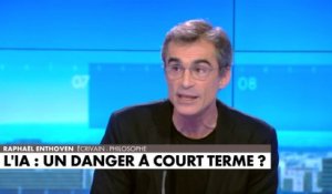 Raphaël Enthoven : «Nous ne pouvons pas fabriquer de la vie en accumulant de la donnée»