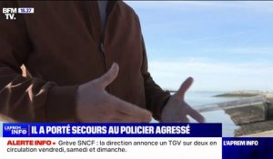 "C'est un acte citoyen": Le témoignage de l'homme qui est venu en aide au policier agressé au couteau au commissariat de La Rochelle
