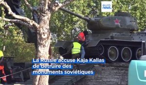 Tallinn : Kaja Kallas assure ne pas être "intimidée" par Moscou