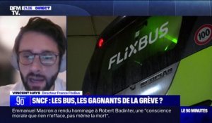Grève à la SNCF: "On a noté un fort afflux de consommateurs suite aux annonces des syndicats", explique le directeur de Flixbus France, Vincent Hays
