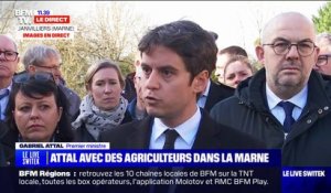 Gabriel Attal, sur la colère des agriculteurs: "Des mesures ont été prises (...)  mais on doit continuer à avancer"