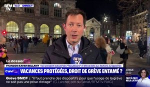 Grève à la SNCF: pour François-Xavier Bellamy (vice-président exécutif des “Républicains”), les syndicats ne défendent "que leurs propres intérêts"