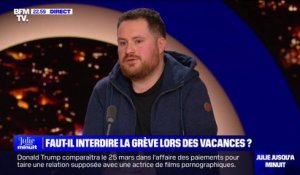Grève à la SNCF: "Il y a une volonté de monter les cheminots contre toute la population", pour Julien Troccaz (secrétaire fédéral SUD-Rail)