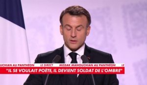 Emmanuel Macron : «Une odyssée du 20e siècle s’achève, celle d’un destin de liberté»
