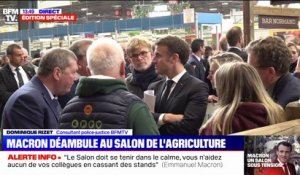 Emmanuel Macron déambule au Salon de l'agriculture sous les huées et les sifflets