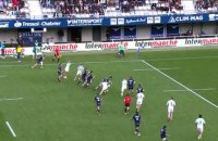 TOP 14 - Essai de Brandon PAENGA-AMOSA (MHR) - Montpellier Hérault Rugby - Aviron Bayonnais