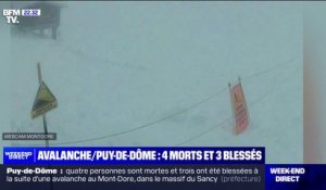 Avalanche dans le Puy-de-Dôme: 4 morts et 3 blessés