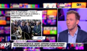 "On n'a jamais vu ça" : Debrief sur la venue d'Emmanuel Macron au Salon de l'agriculture
